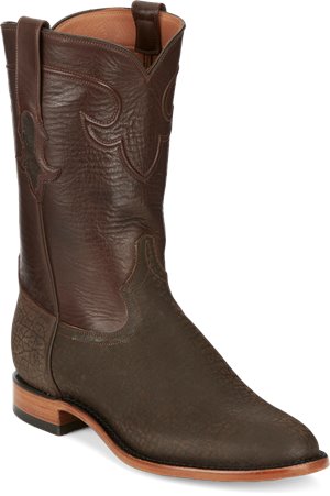 Brown Tony Lama Boots Nialey Hippo Roughout